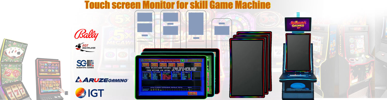 Layar Game melengkung