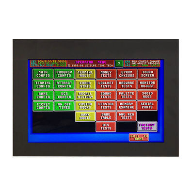 22 Inch IR Touch Monitor Dengan Bezels 3M Touch Untuk WMS / POG / ASR Gaming