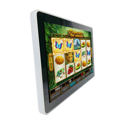 Gaming PCAP Touch Screen Side Edge LED Bezel Untuk Lemari Interaktif 27 Inch Monitor