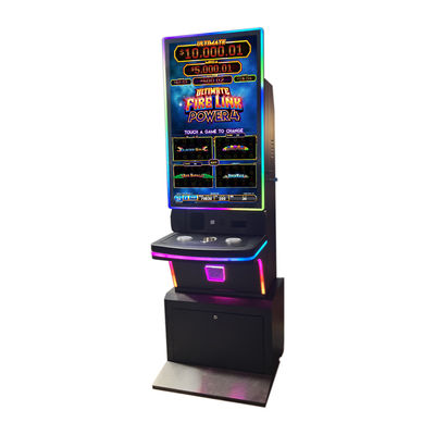 43 Inch Metal Skill Gaming Cabinet Mesin Slot Dengan Capacitive Touch Monitor Untuk Firelink / Petir Game
