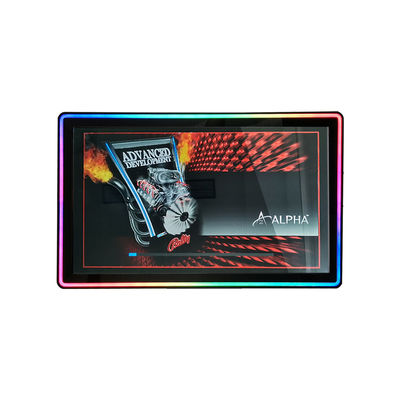 3m/Elo Pog Wms FireLink Display 32 43inch Infrared Touch Screen Monitor Dengan Led Light Bar