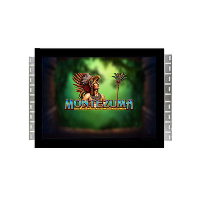 15 Inch IR 3M/ELO Touch Screen Gaming Monitor RS232 / USB Untuk Game Machine Kios Interaktif