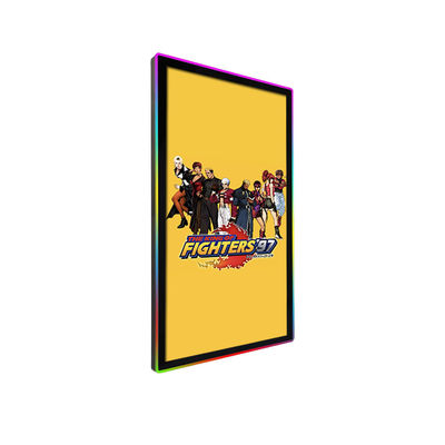 43 inci 4K Capacitive Touch Gaming Monitor Dengan Side Edge LED Bezel Untuk Digital Signage Interaktif
