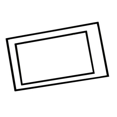 Serial atau USB Open Frame Infrared Touch Screen Overlay 43" untuk layar sentuh