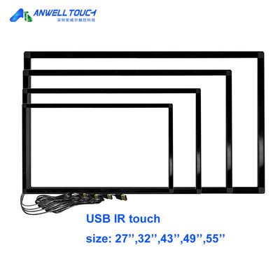 3M Microtouch Controller 32 Inch Infrared Multi Touch Overlay Open Frame 16:9 Untuk Monitor Layar Sentuh