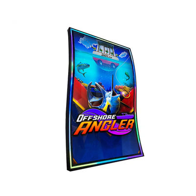55 Inch S Shape PCAP 3M/ELO Curved Touch Screen Protocol Monitor Untuk Vertikal Gaming Screen