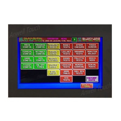 23.8" Open Frame Gaming Touch Monitor Display Dengan IR Touch Screen