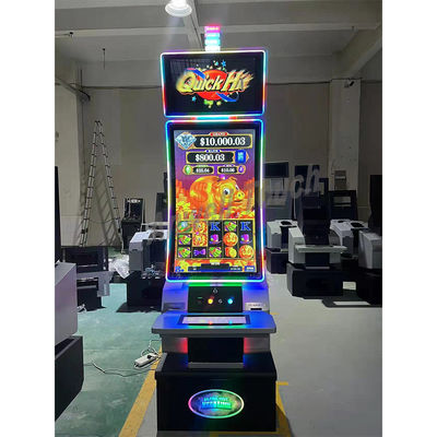 110V/220V Metal Cabinet Slot Machine 43 Inch Curved Gaming Touch Monitor