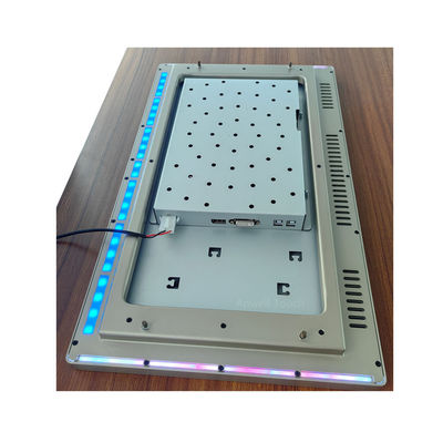 23inch IP65 Kecerahan 400 Nits Capacitive Touch Screen Monitor Untuk Mesin Slot Aristocrat