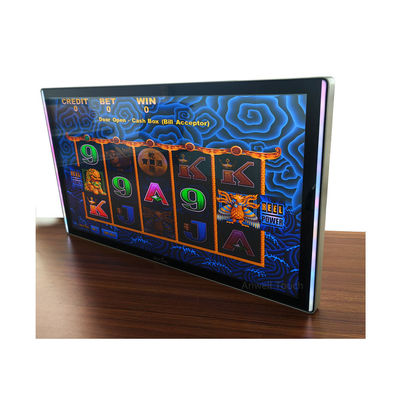 Aristocrat Hot Gaming Silver Color PCAP Multi Touch Capacitive Touchscreen 23inch Dengan Sisi Dan Edge LED Bezel