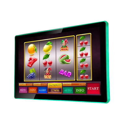 21.5 Inch Capacitive Touch Screen Monitor Side LED Light Untuk POG WMS FOX Game