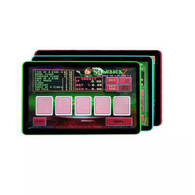 21.5 Inch Capacitive Touch Screen Monitor Side LED Light Untuk POG WMS FOX Game