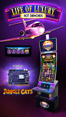 Skill Game PCB Board Multiple Games Life Of Luxury Hot Diamond 2in1 Untuk Gameroom