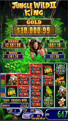 Game Papan Skill Jungle Wild II King Untuk Mesin Gameroom
