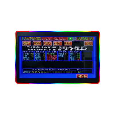 43inch WMS / POG / Firelink Game Infrared Touch Screen Monitor Dengan Lampu Sisi LED