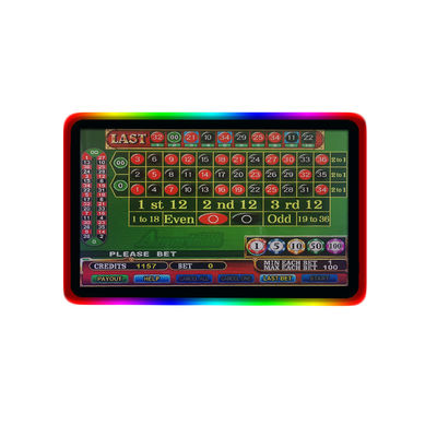 Layar sentuh berkapasitas multi 21,5 inci dengan sisi tepi LED Bezel untuk kandang industri