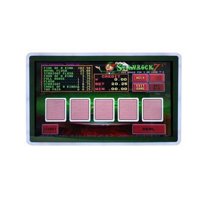 23.8 Inch Gaming Machine PCAP Touch Screen Gaming Monitor Side LED Bar Hitam 1920x1080 Led 16:9 Ips Hd-Mi 300c