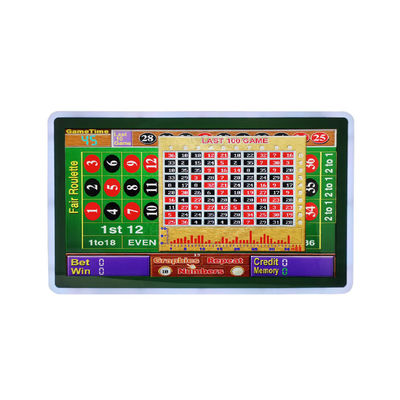 23.8 Inch Gaming Machine PCAP Touch Screen Gaming Monitor Side LED Bar Hitam 1920x1080 Led 16:9 Ips Hd-Mi 300c