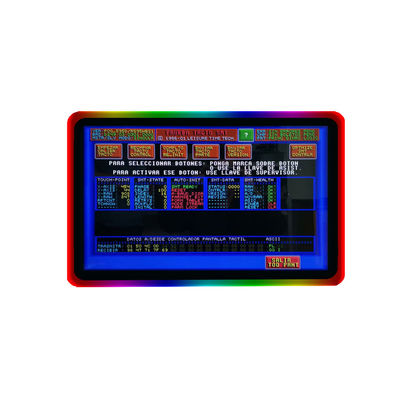 32 Inch Capacitive Touch Screen Monitor Side LED Light Untuk POG WMS FOX Firelink Games