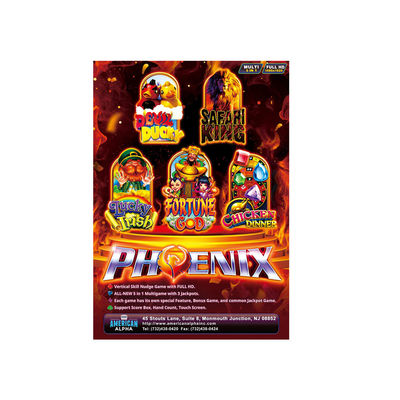 IGS Phoenix 5in1 Vertical Skill Game Papan PCB Inggris\Cina 1 Tahun Garansi
