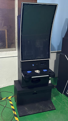 Curved PCPA Touch Slot Machine Base Cabinet Skill Gaming Touch Monitor Logam 43 Inch