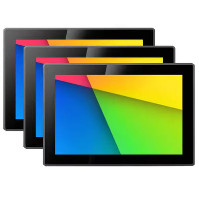Ukuran Kecil 7 Inci Industri Open Frame Touch Screen Monitor Kecerahan Tinggi 800 Nist Cahaya Matahari Bisa Dibaca Kapasitif