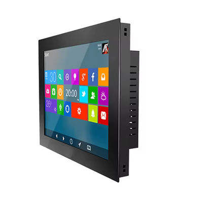 16.7M Industrial Touch Screen Pc Open Frame 17 Inch Monitor Layar Sentuh Kapasitif / Resistif