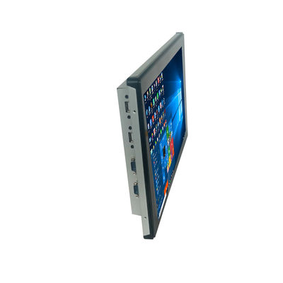 300 cd/m2 15,6 Inch Industrial Capacitive All In One Pc Touch Screen dengan Window OS