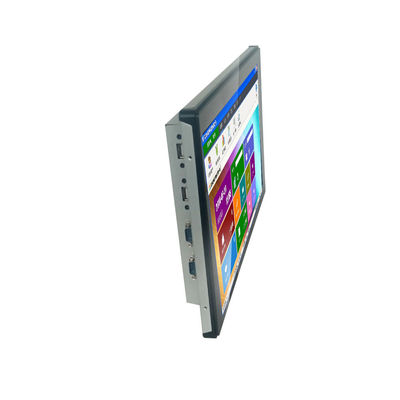300 cd/m2 15,6 Inch Industrial Capacitive All In One Pc Touch Screen dengan Window OS