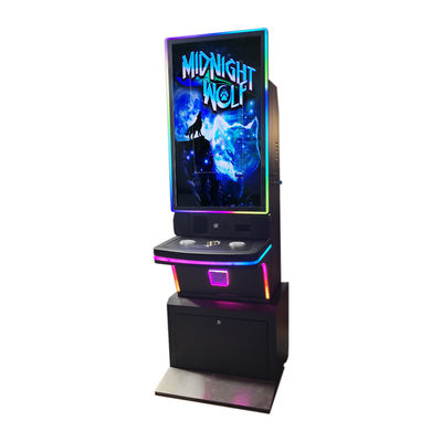43 Inch Metal Skill Gaming Cabinet Mesin Slot Dengan Capacitive Touch Monitor Untuk Firelink / Petir Game