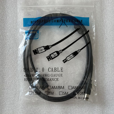 Sentuhan USB 2.0 Kabel Kinerja Tinggi 1.5M Untuk printer / koneksi sentuh