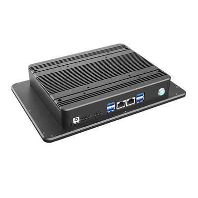 10.1Inch 1920*1200 All In One Industrial Touch Screen PC Hitam Untuk Windows Dan Linux