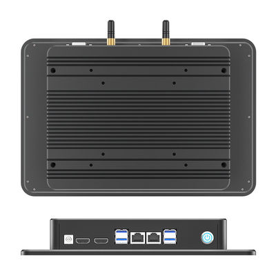 10.1Inch 1920*1200 All In One Industrial Touch Screen PC Hitam Untuk Windows Dan Linux