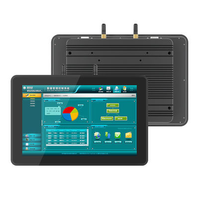 10.1Inch 1920*1200 All In One Industrial Touch Screen PC Hitam Untuk Windows Dan Linux