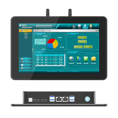 10.1Inch 1920*1200 All In One Industrial Touch Screen PC Hitam Untuk Windows Dan Linux