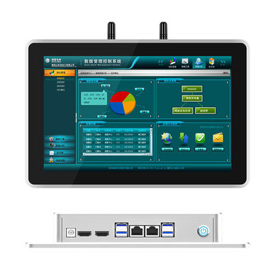 Perak HD1920*1080 Industrial Kapasitif All In One Touch Screen Komputer 11,6 Inch Dengan Window OS