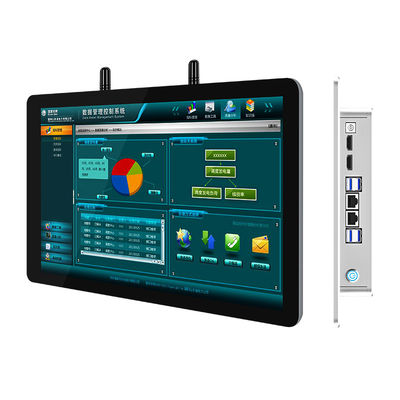 Perak HD1920*1080 Industrial Kapasitif All In One Touch Screen Komputer 11,6 Inch Dengan Window OS