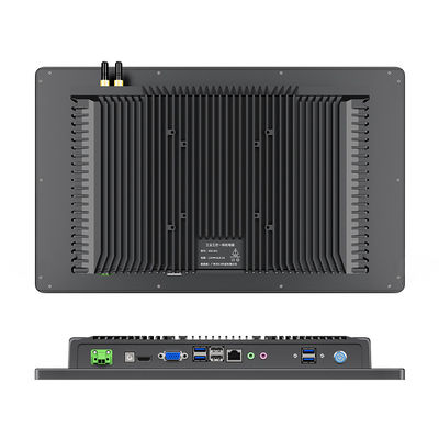 Hitam HD1920*1080 Industrial Capacitive Touch Screen All In One 13,3 Inch Dengan Window OS