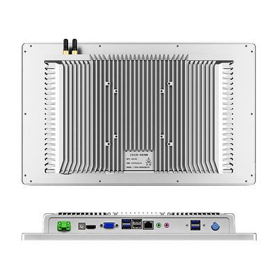 13.3 Inch Silver HD1920*1080 Industrial Capacitive Touch Screen All In One PC dengan Window OS