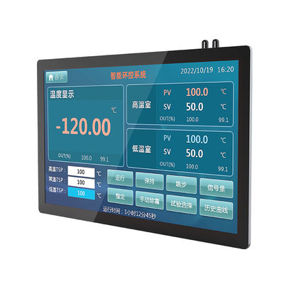 13.3 Inch Silver HD1920*1080 Industrial Capacitive Touch Screen All In One PC dengan Window OS