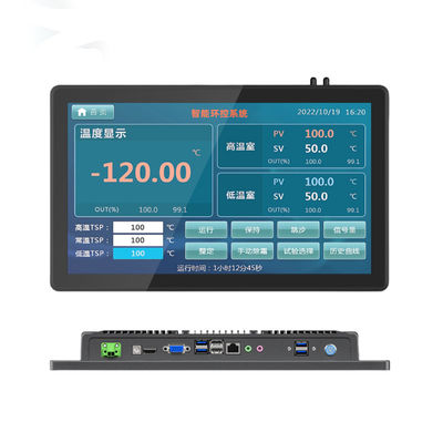15.6 " Waterproof All In One Komputer Layar sentuh 1920 × 1080 FHD dinding dipasang