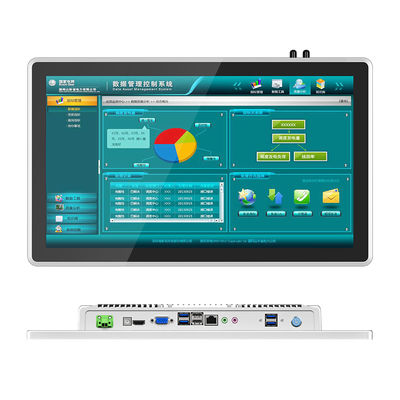 Dinding dipasang All In One Komputer Layar sentuh 1920×1080 FHD All In One PC 18.5 "