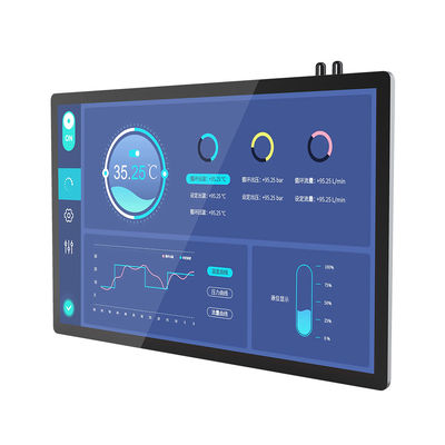 1920×1080 FHD All In One Pc Touch Screen 21,5 " Waterproof Bisnis Industri Digunakan Dinding