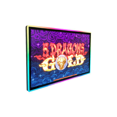 Industri Grade Side Edge LED Bezel Gaming Diproyeksikan Capacitive Touchscreen 23,8"