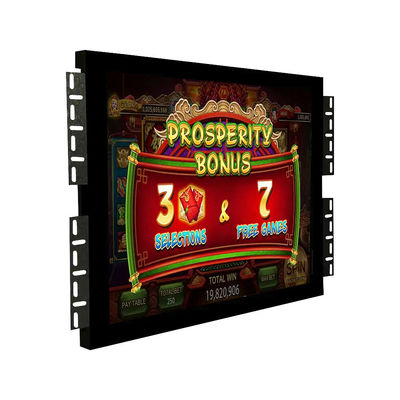 19 inci Tinggi 4:3 Definisi Tempered Glass IR Gaming Touch Monitor Untuk Pog / Wms