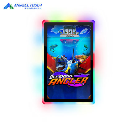 Layar sentuh kapasitif tahan lama dengan sisi dan tepi LED Bezel 5ms Response Time