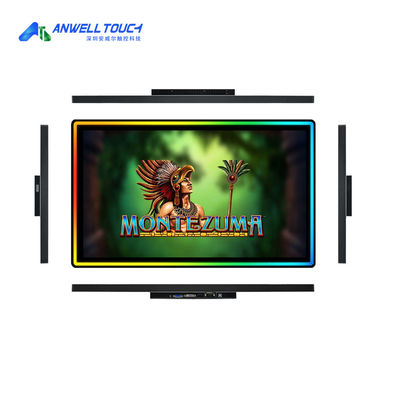 400-Nit 10-Point PCAP Touchscreen Monitor VESA/Panel Mounting Resistant Scratch dengan CE/FCC/RoHS