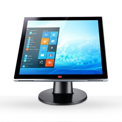 Komputer All-in-One Layar Melengkung Kompatibel Protokol Microtouch 3M/ELO dengan Catu Daya Input AC110 240V/50 60Hz