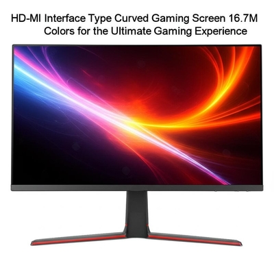 Jenis Antarmuka HD-MI Layar Gaming Melengkung 16.7 Juta Warna untuk Pengalaman Gaming Terbaik